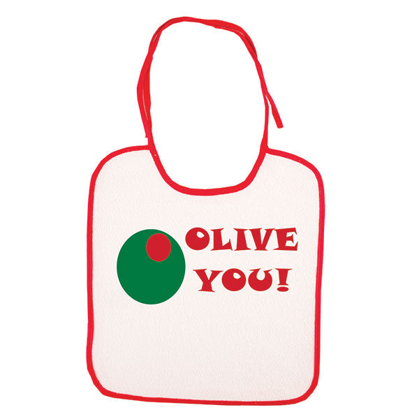 Olive You! Bib