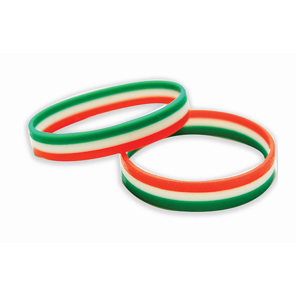 BC9017-Tri-Color Silicone Bracelet