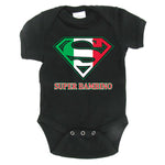 Super Bambino Black Onesie
