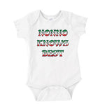 Nonno Knows Best White Onesie