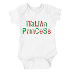 Italian Princess White Onesie