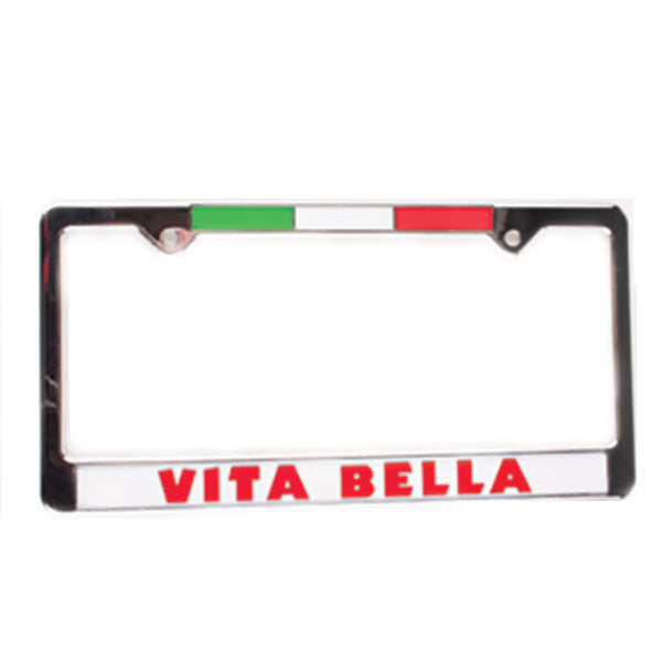 Vita Bella License Plate Frame