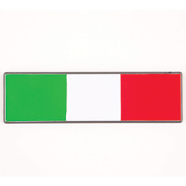Mini Green, White and Red Plate Sticker