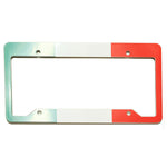 License Frame Tri-Color
