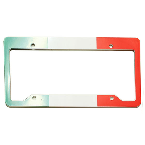 License Frame Tri-Color