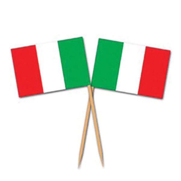 Italian Flag Tooth Picks