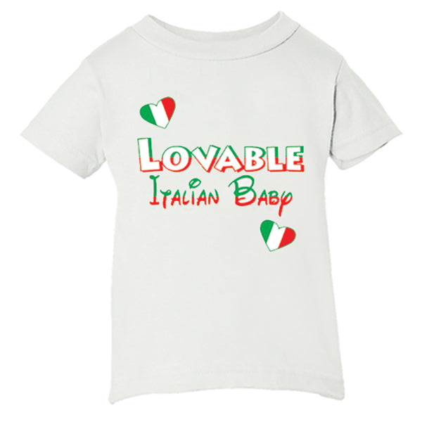 Lovable Italian Baby White T-Shirt