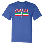 Italia Bar with Boot Royal Blue T-Shirt