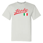 Italy Baseball White T-Shirt