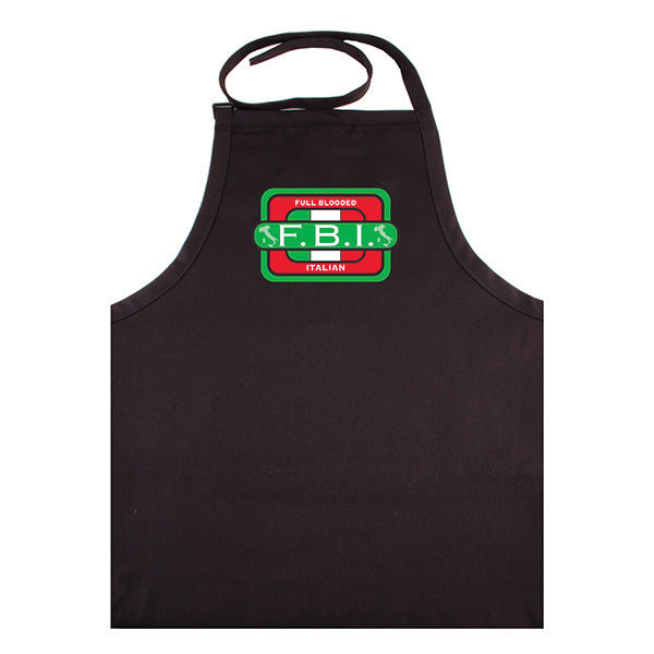 FBI Stamp Black Apron