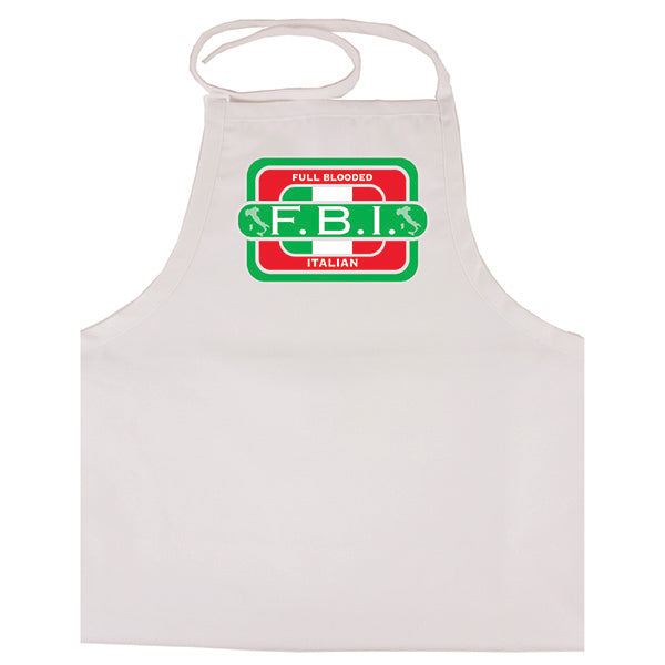 FBI Stamp White Apron
