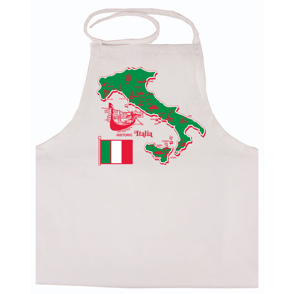 AP181 Italian Pizza Box White Apron