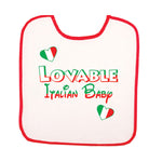 BB3007-Loveable Italian Baby (Baby Bib)