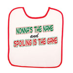BB3027-Nonna's The Name & Spoiling Is The Game (Baby Bib)