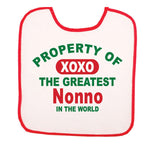 BB3032-Property of Greatest Nonno (Baby Bib)