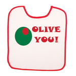 BB3033-Olive You (Baby Bib)