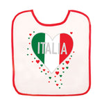 BB3046-Italia Hearts (Baby Bib)
