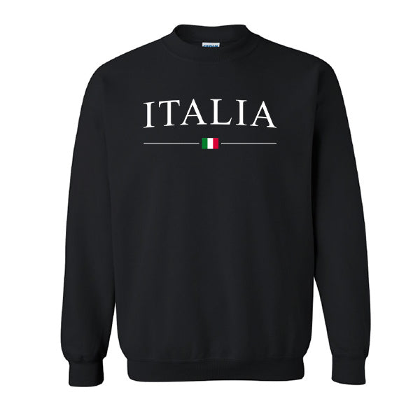 CSAB415-Adult Classic Italia Sweatshirt (Black)