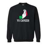 CSAB420-Adult Yo Capeesh Sweatshirt (Black)