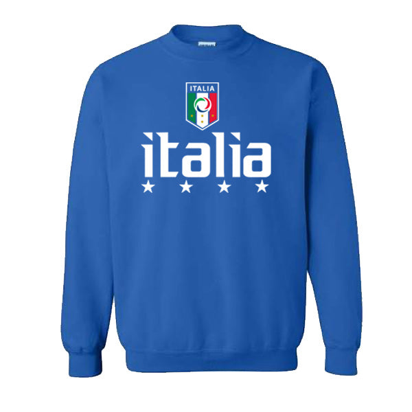 CSARB423-Adult Italia Soccer Sweatshirt (Royal)