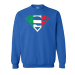 CSARB424-Adult Superman Sweatshirt (Royal)