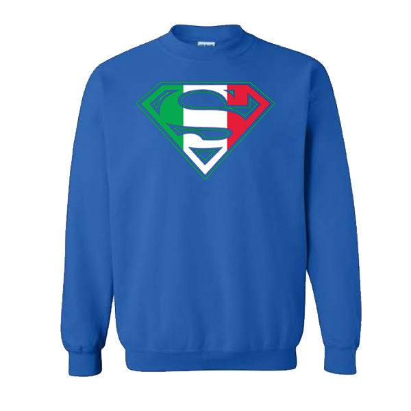 CSARB424-Adult Superman Sweatshirt (Royal)
