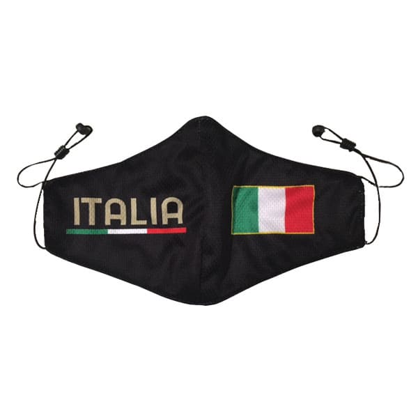 Italia Black Face Mask