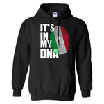 It's In My DNA Italian Black Hoodie Sweatshirt