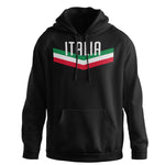 HSAB416-Adult Italia V Hoodie Sweatshirt (Black)