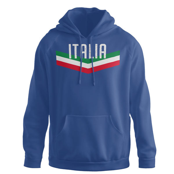 HSARB417-Adult Italia V Hoodie Sweatshirt (Royal)