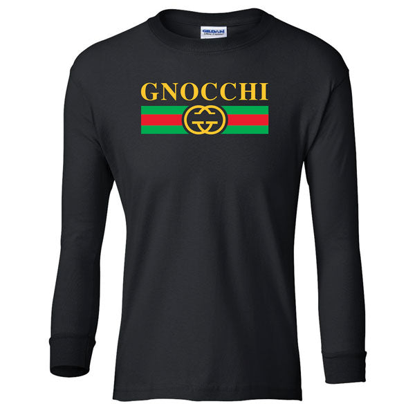 Gnocchi Black Long Sleeve T-Shirt