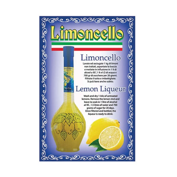 Limoncello blue magnet