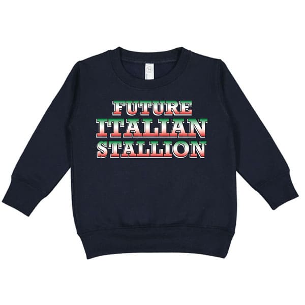 Future Italian Stallion Black Crewneck