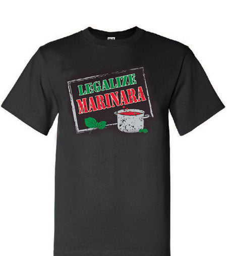 TSAB187-Legalize Marinara T-Shirt (Black)