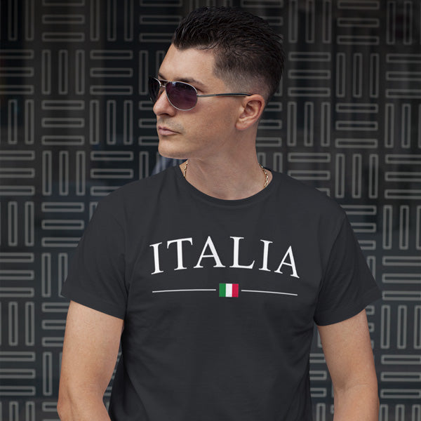 TSAB216-Adult Classic Italia T-Shirt (Black)