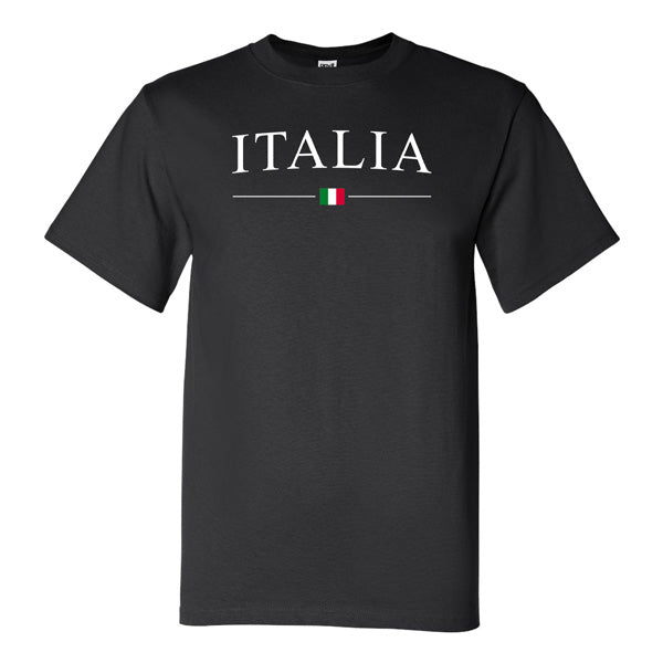 TSAB216-Adult Classic Italia T-Shirt (Black)