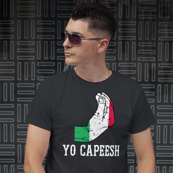 TSAB219-Adult Yo Capeesh T-Shirt (Black)
