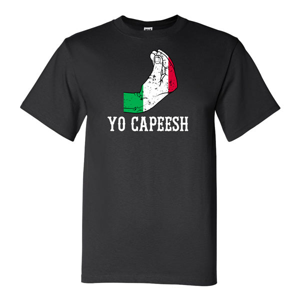 TSAB219-Adult Yo Capeesh T-Shirt (Black)