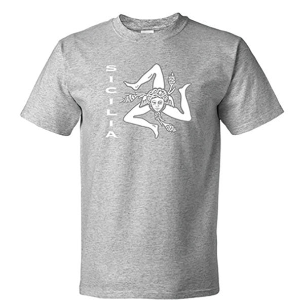 Sicilia Trinacria Gray T-Shirt
