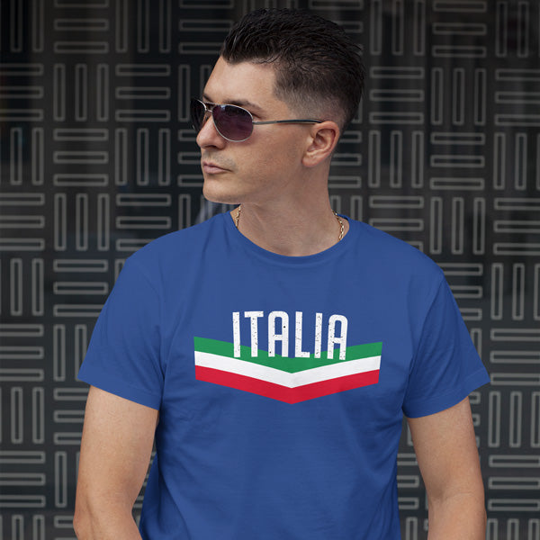 TSARB213-Adult Italia V T-Shirt (Royal)