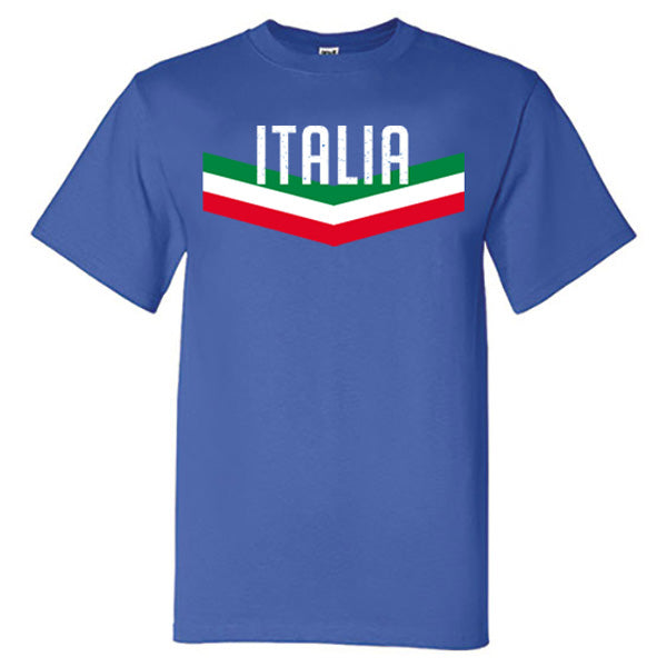 TSARB213-Adult Italia V T-Shirt (Royal)