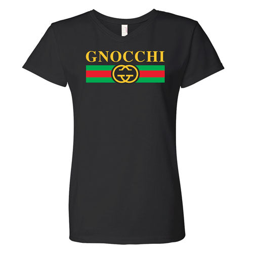 Gnocchi V-Neck Black T-Shirt
