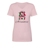 TSLPV277-Ladies Arrivederci V-Neck (Pink)