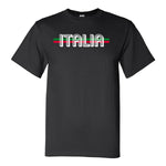 TSYB820-Youth Italia with Lines T-Shirt (Black)