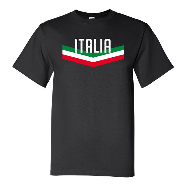TSYB834-Youth Italia V T-Shirt (Black)