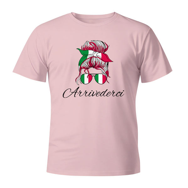 TSYP819-Youth Arrivederci Girl T-Shirt (Pink)