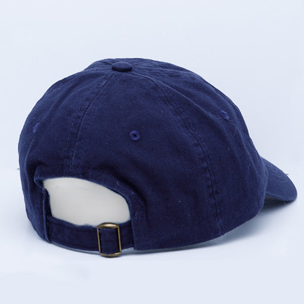 HT249-Italia Soccer Embroidered Baseball Hat (Blue)