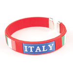 Italy Cuff Bracelet - Red