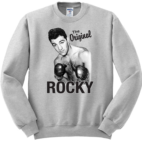 The Original Rocky Long Sleeve Gray Sweatshirt