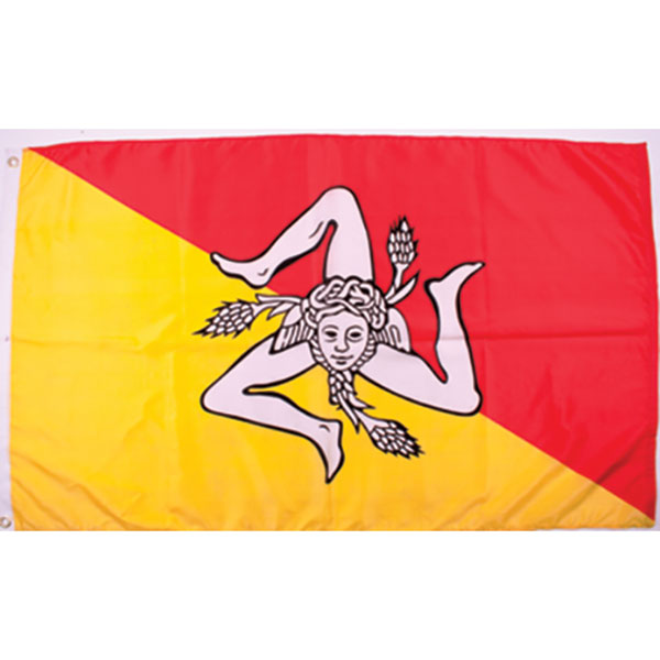 3 foot x 5 foot Sicily Flag with Grommets